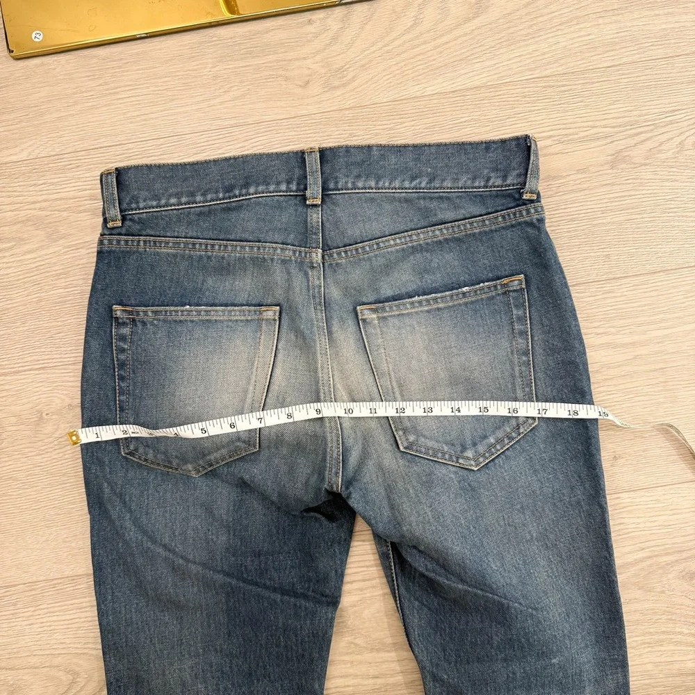 Saint Laurent Classic Blue Skinny Jeans for Men JU0025 - Picture 9 of 13